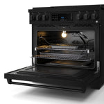 Thor Kitchen Black Stainless Steel Freestanding Professional Gas Range|Gordon Ramsay Series (6 cu.ft.) - RSG36B