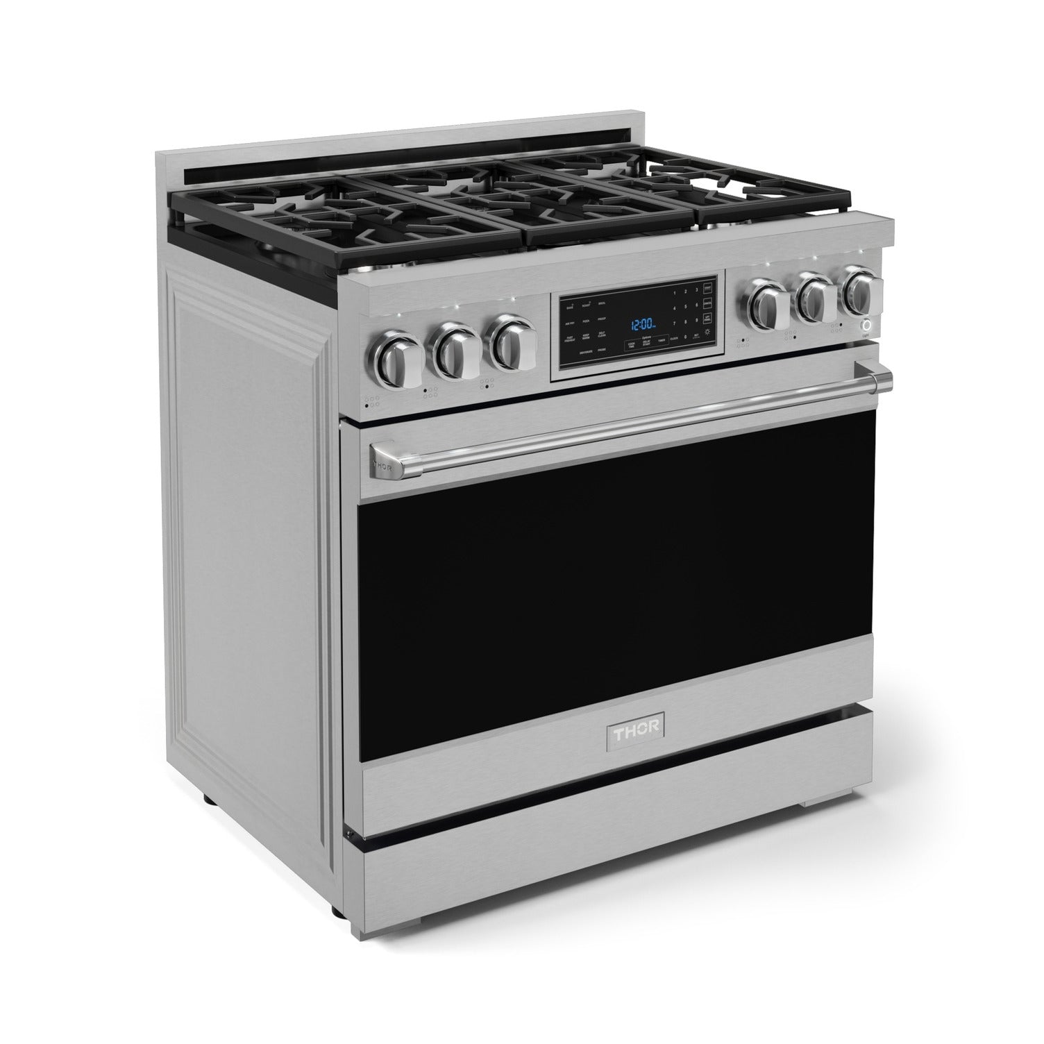 Thor Kitchen Stainless Steel Freestanding Professional Gas Range|Gordon Ramsay Series (6 cu.ft.) - RSG36