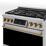 Thor Kitchen Stainless Steel Freestanding Professional Gas Range|Gordon Ramsay Series (6 cu.ft.) - RSG36-BRZ
