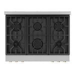 Thor Kitchen Stainless Steel Freestanding Professional Gas Range|Gordon Ramsay Series (6 cu.ft.) - RSG36-BRZ