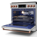Thor Kitchen Stainless Steel Freestanding Professional Gas Range|Gordon Ramsay Series (6 cu.ft.) - RSG36-RSG
