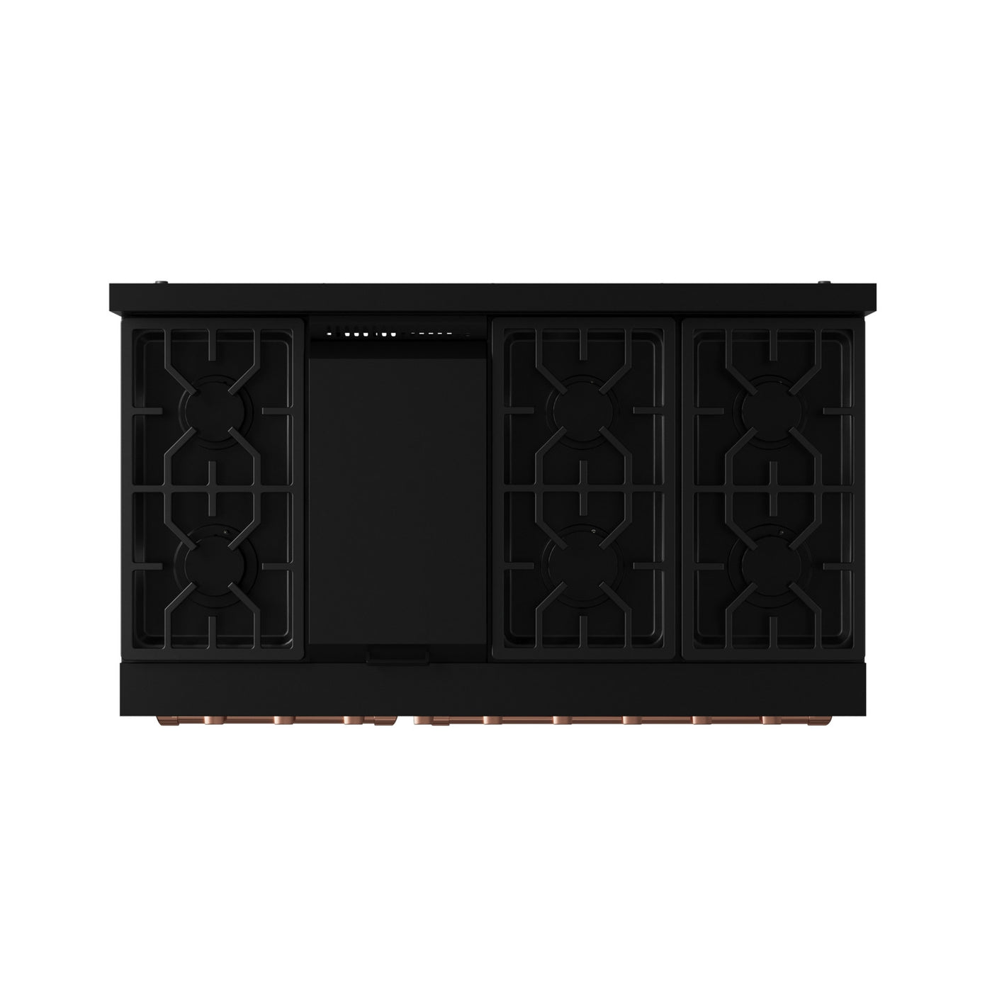 Thor Kitchen Black Stainless Steel Freestanding Professional Double Oven Gas Range|Gordon Ramsay Series (7 cu.ft.) - RSG48EB-RSG