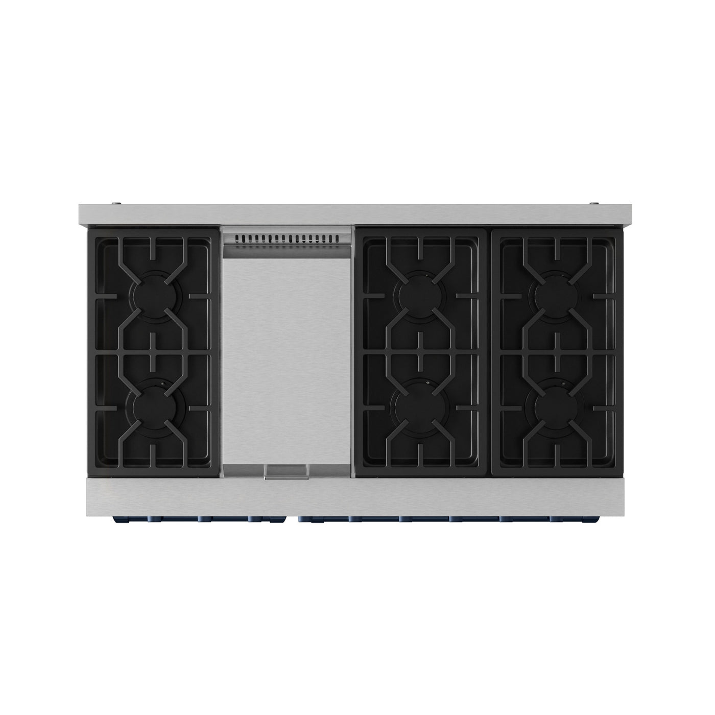 Thor Kitchen Stainless Steel Freestanding Professional Double Oven Gas Range|Gordon Ramsay Series (7 cu.ft.) - RSG48E-BLU