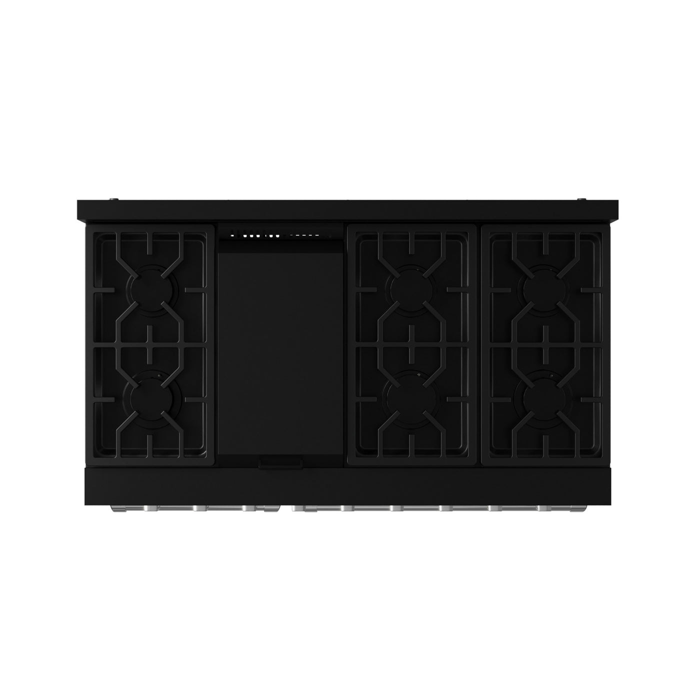 Thor Kitchen Black Stainless Steel Freestanding Professional Double Oven Gas Range|Gordon Ramsay Series ( 7 cu.ft.) - RSG48EB-SS