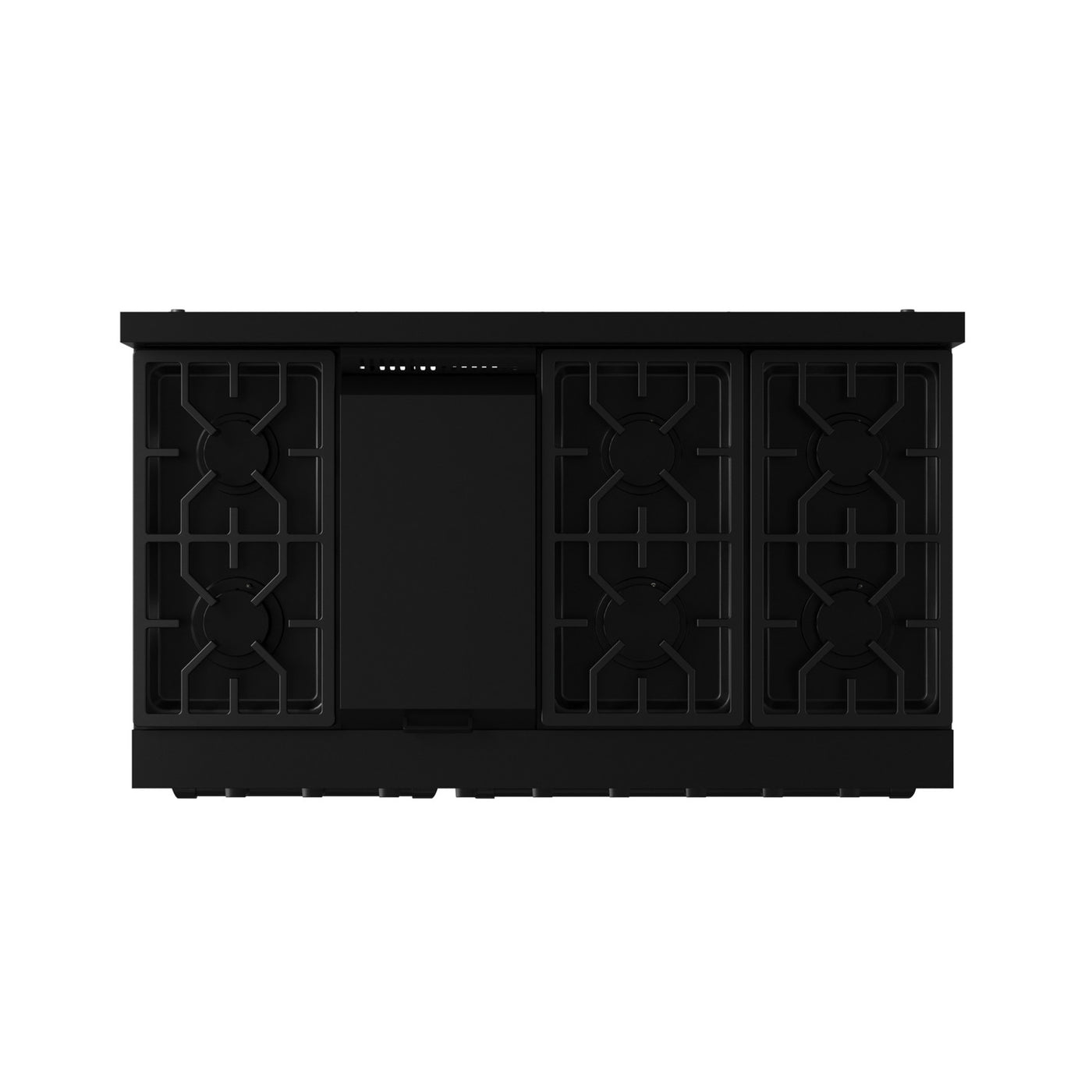 Thor Kitchen Black Stainless Steel Freestanding Professional Double Oven Gas Range|Gordon Ramsay Series (7 cu.ft.) - RSG48EB