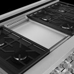 Thor Kitchen Stainless Steel Freestanding Professional Double Oven Gas Range|Gordon Ramsay Series (7 cu.ft.)- RSG48E