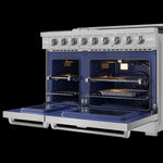 Thor Kitchen Stainless Steel Freestanding Professional Double Oven Gas Range|Gordon Ramsay Series (7 cu.ft.)- RSG48E