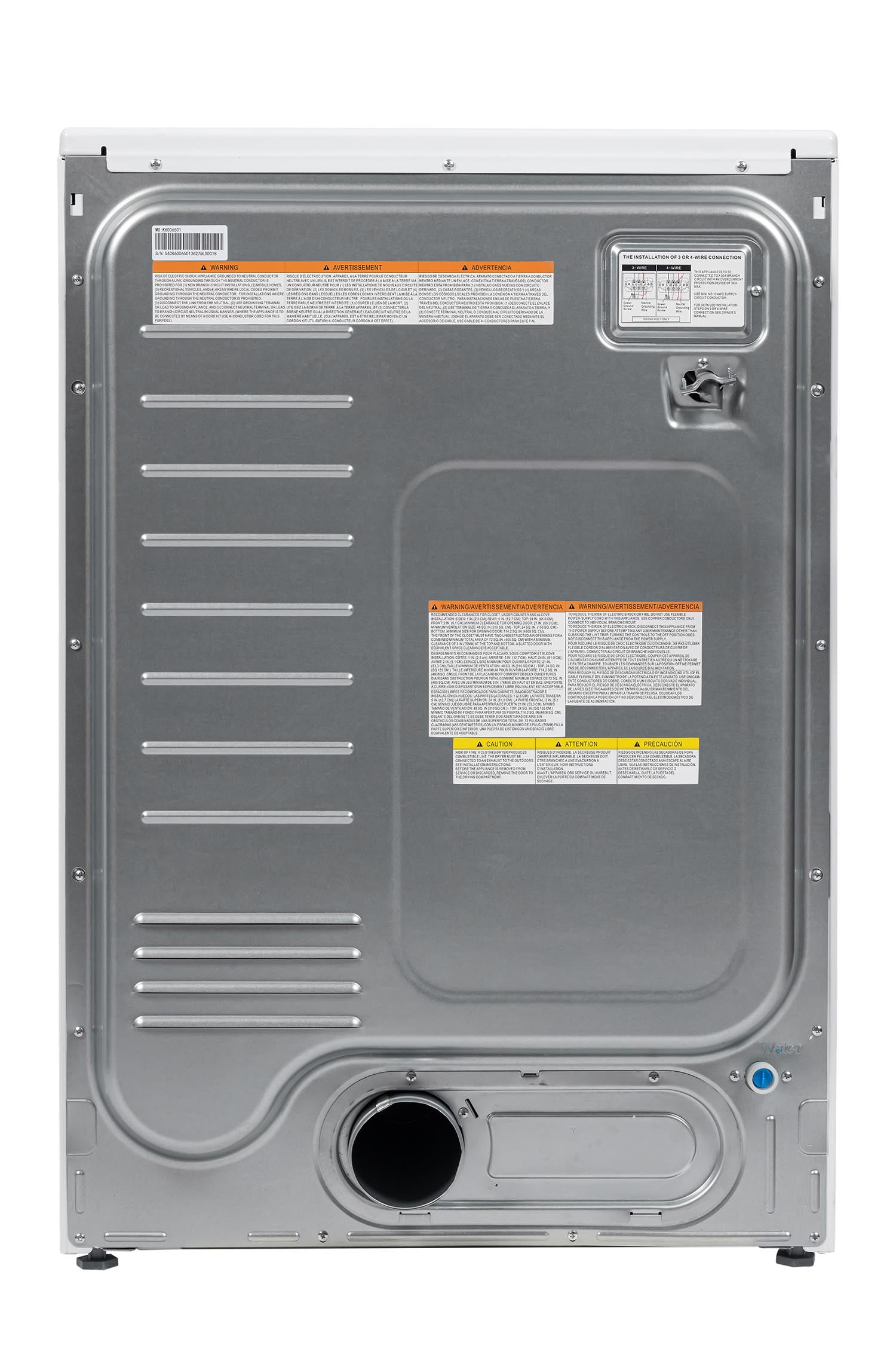 L2 White Electric Dryer (8.0 Cu. Ft) -  LE52N3AWW