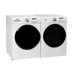 L2 White Front Load Washer (5.2 Cu. Ft) & White Electric Dryer (8.0 Cu. Ft) - LF52N3AWW/LE52N3AWW