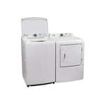 L2 White Top Load Washer (4.3 Cu. Ft) & White Electric Dryer (6.7 Cu. Ft) - LT43A3AWW/LE43A3AWW