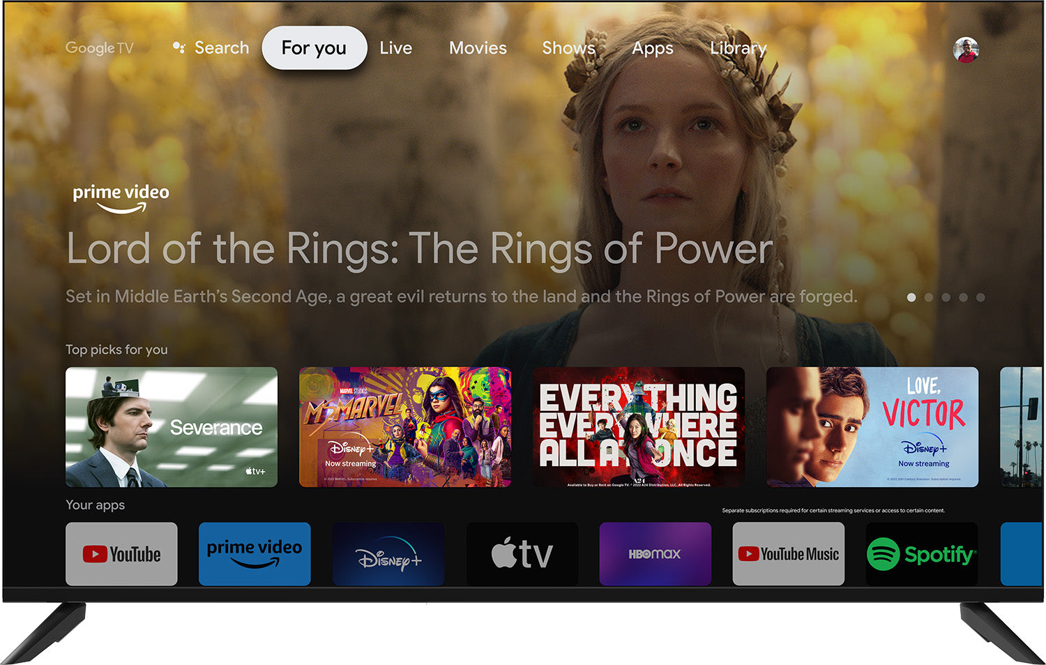 RCA 60" 4K Ultra Hd HDR Google Smart TV - RTGU6070