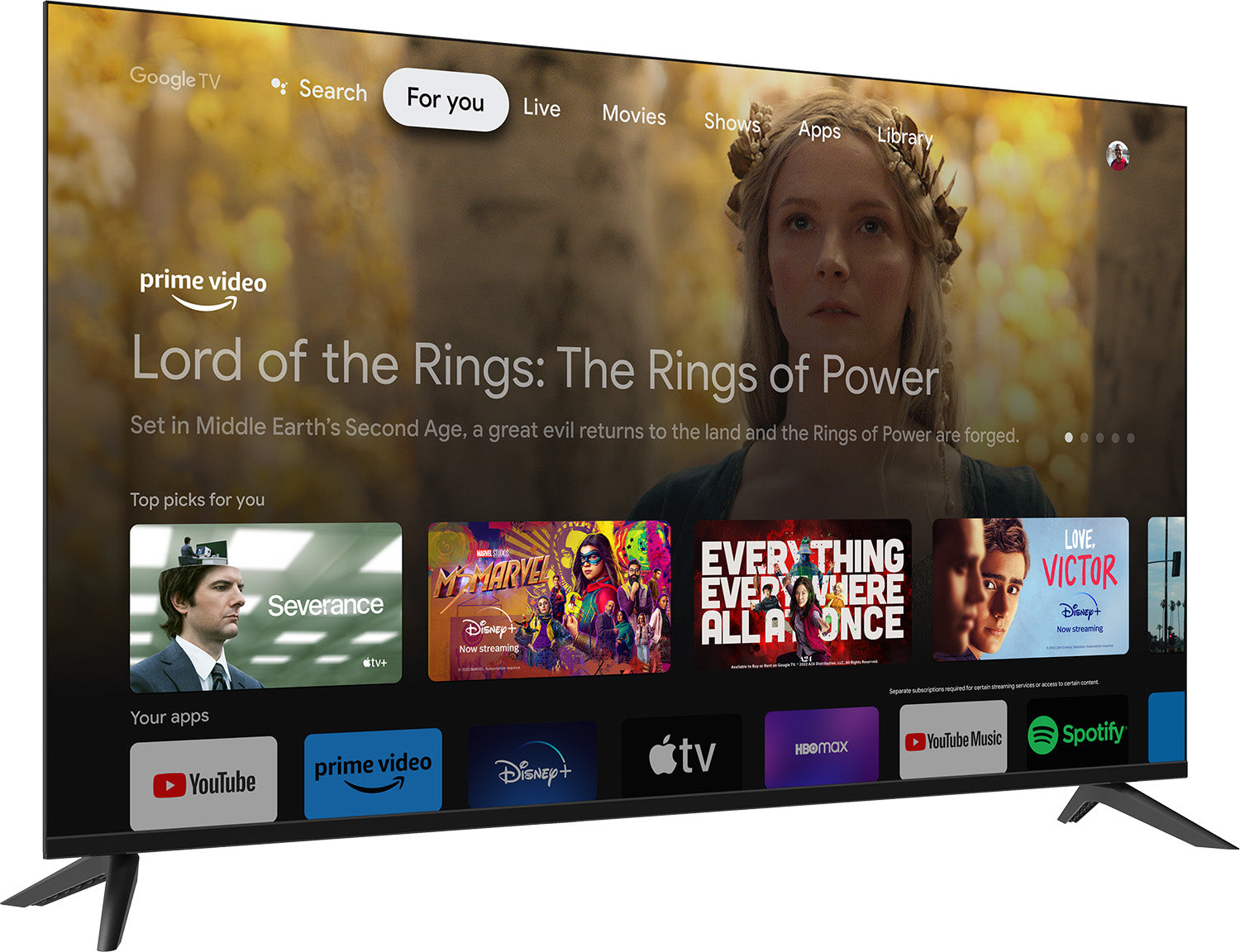 RCA 60" 4K Ultra Hd HDR Google Smart TV - RTGU6070