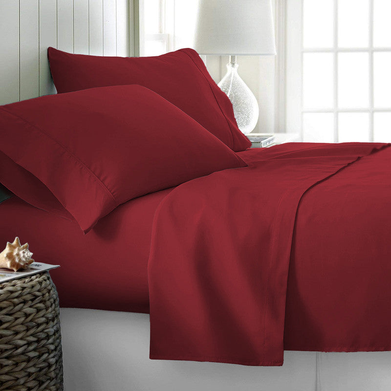 Rize Twin Sheet Set - Red