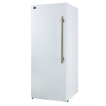 Forno Maderno 28" White Convertible Refrigerator/Freezer with Left Swing Door (13.6 Cu. Ft.) - FFFFD1722-28WHT-LS
