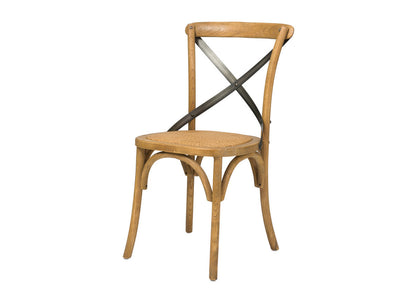 Blagardsgade Rattan Dining Chair Set - Natural Rustic - Set of 2