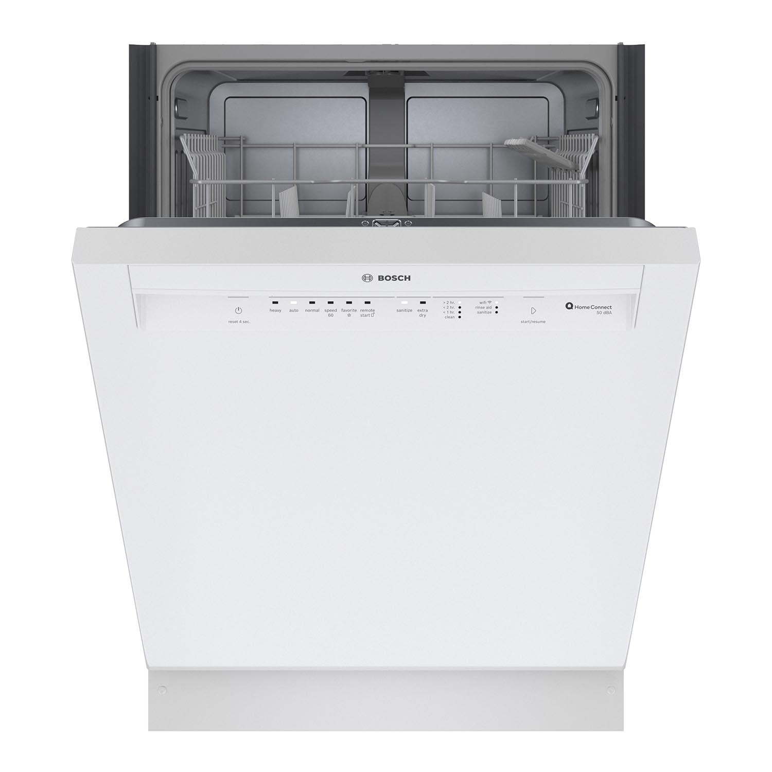 Bosch White 24" Smart Dishwasher with Home Connect - SHE3AEM2N