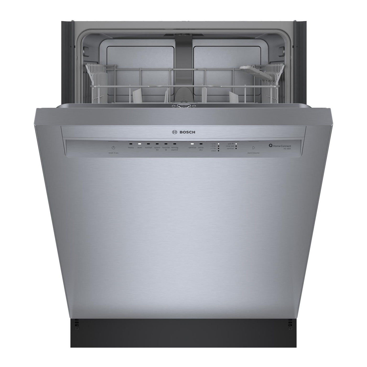 Bosch Stainless Steel Anti Fingerprint 24" Smart Dishwasher with Home Connect - SHE3AEM5N