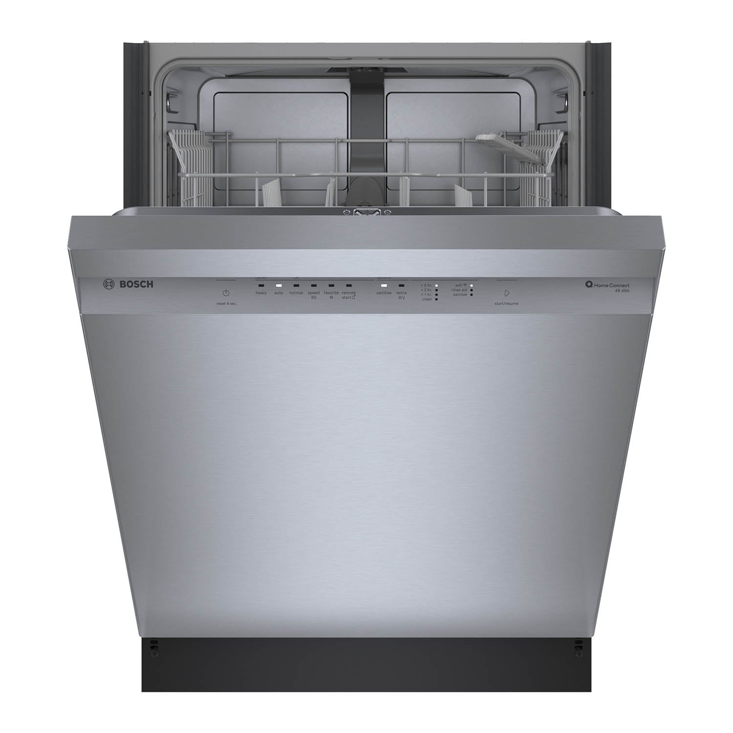 Bosch Stainless Steel Anti Fingerprint 24 Smart Dishwasher with Home Connect SHE4AEM5N Leon s