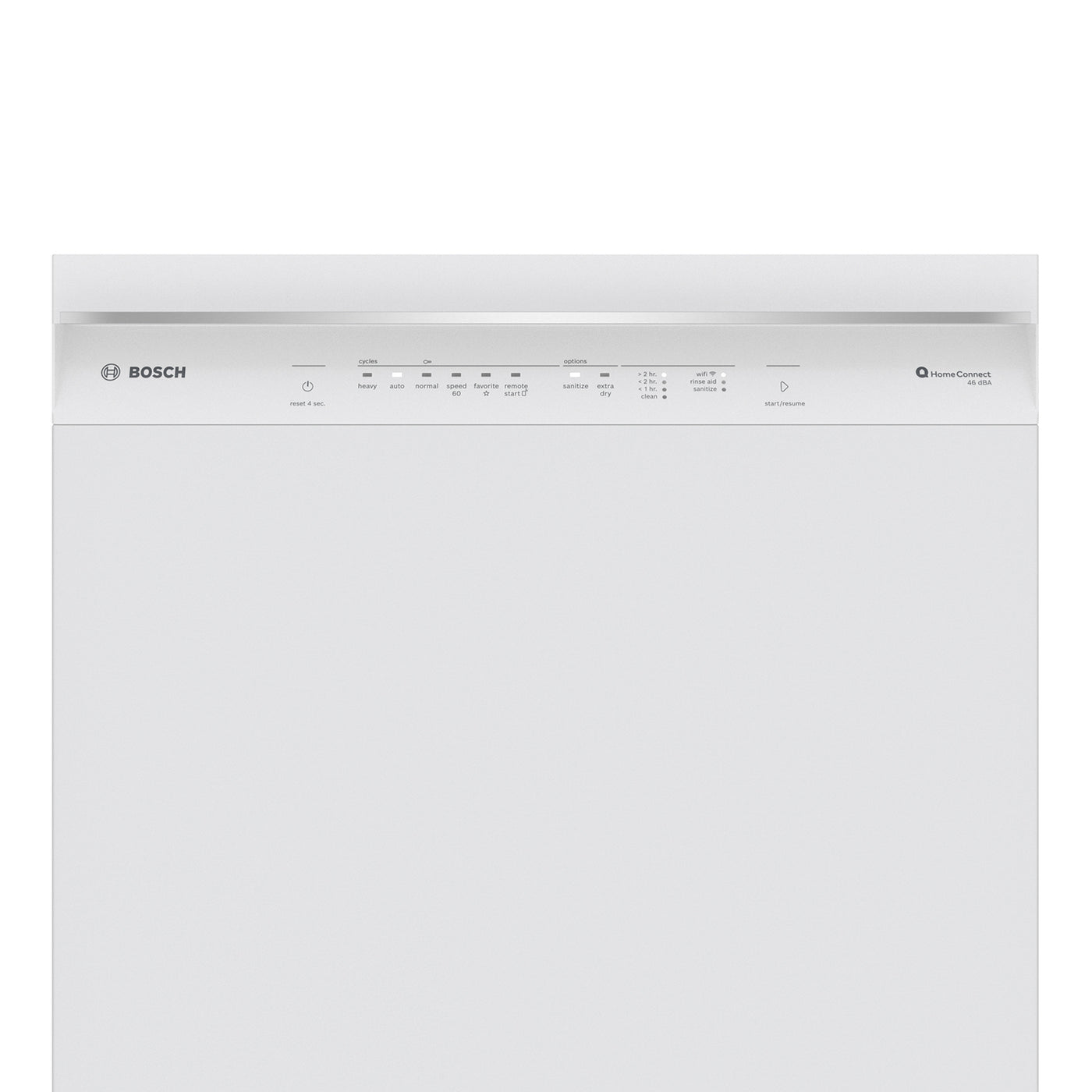 Bosch White 24" Smart Dishwasher with Home Connect, Third Rack - SHE53C82N