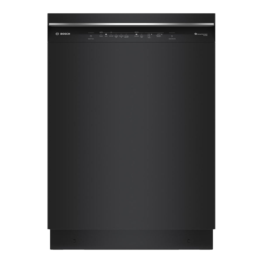 Bosch Black 24" Smart Dishwasher with Home Connect, Third Rack - SHE53C86N