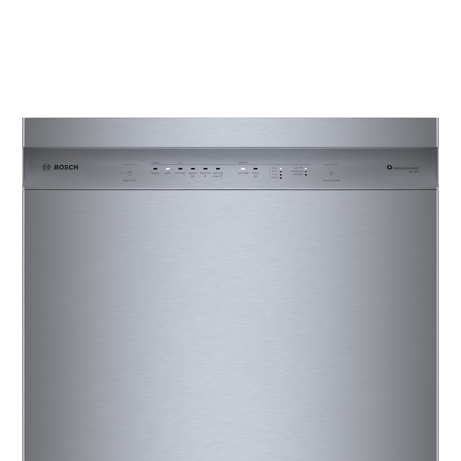 Bosch Stainless Steel Anti Fingerprint 24" Smart Dishwasher with Home Connect, Third Rack - SHE5AE75N