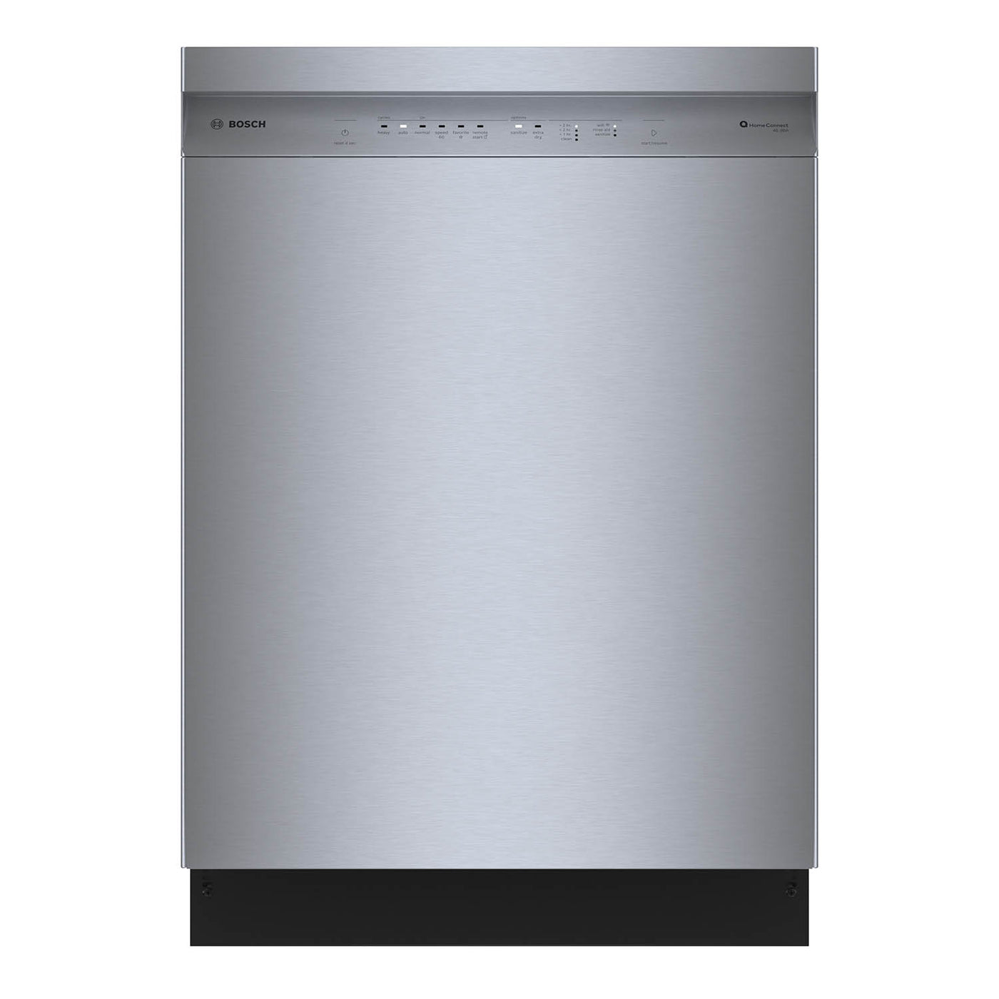 Bosch Stainless Steel Anti Fingerprint 24" Smart Dishwasher with Home Connect, Third Rack - SHE5AE75N