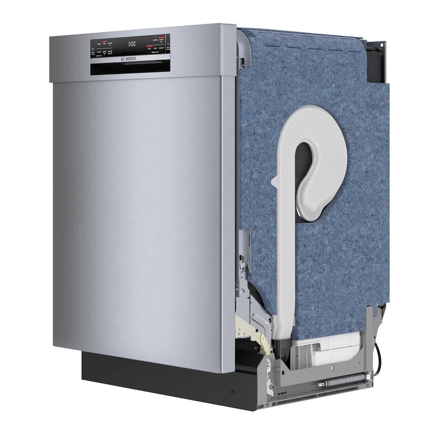 Bosch Stainless Steel 24" Smart Dishwasher with Home Connect, Third Rack - SHE78CM5N