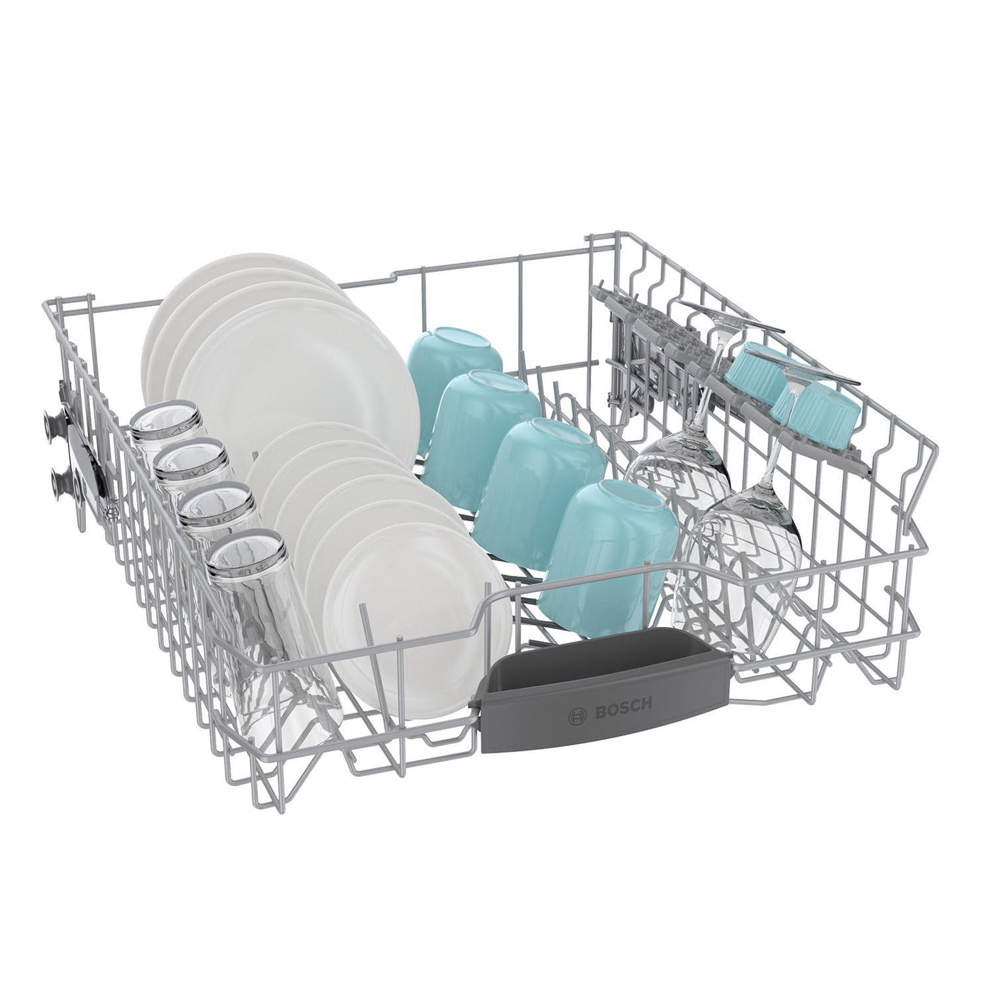 Bosch White 24" Smart Dishwasher with Home Connect, Third Rack - SHS53CM2N