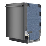 Bosch Black Stainless Steel Anti Fingerprint 24" Smart Dishwasher with Home Connect, Third Rack - SHX5AEM4N