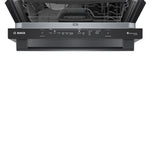 Bosch Black Stainless Steel Anti Fingerprint 24" Smart Dishwasher with Home Connect, Third Rack - SHX5AEM4N
