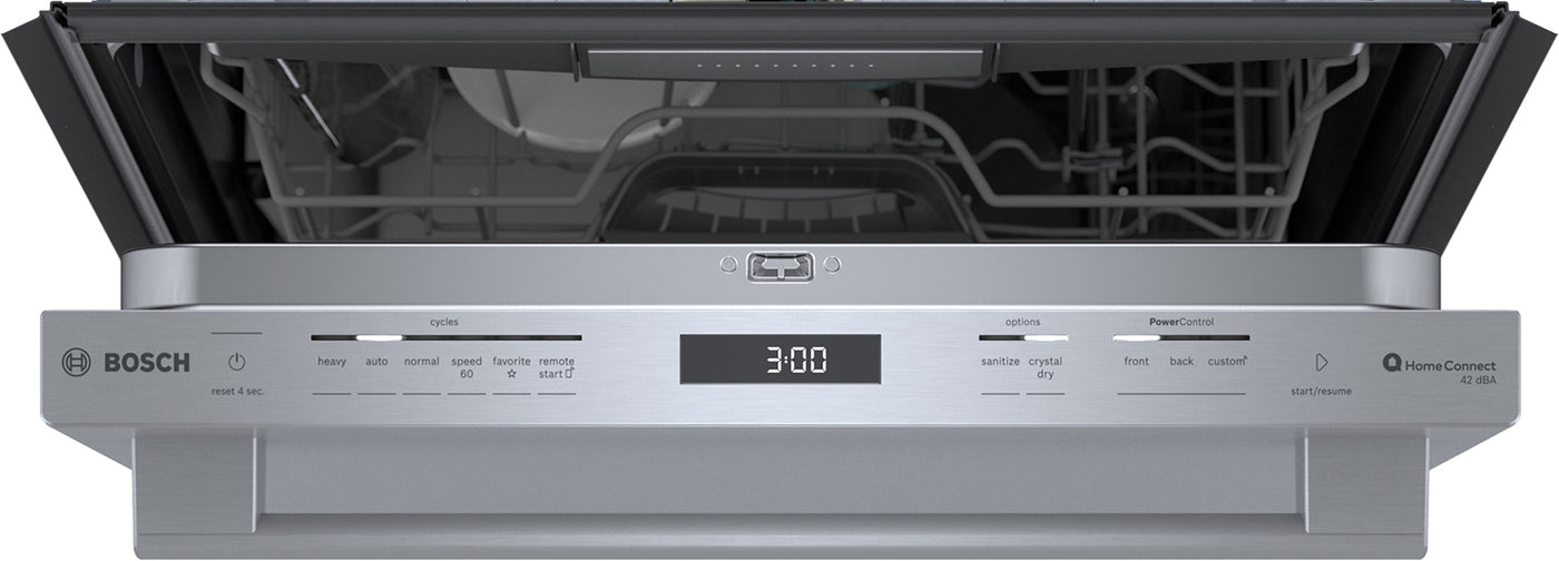Bosch Stainless Steel 24" Smart Dishwasher with Home Connect, Third Rack - SHX78CM5N