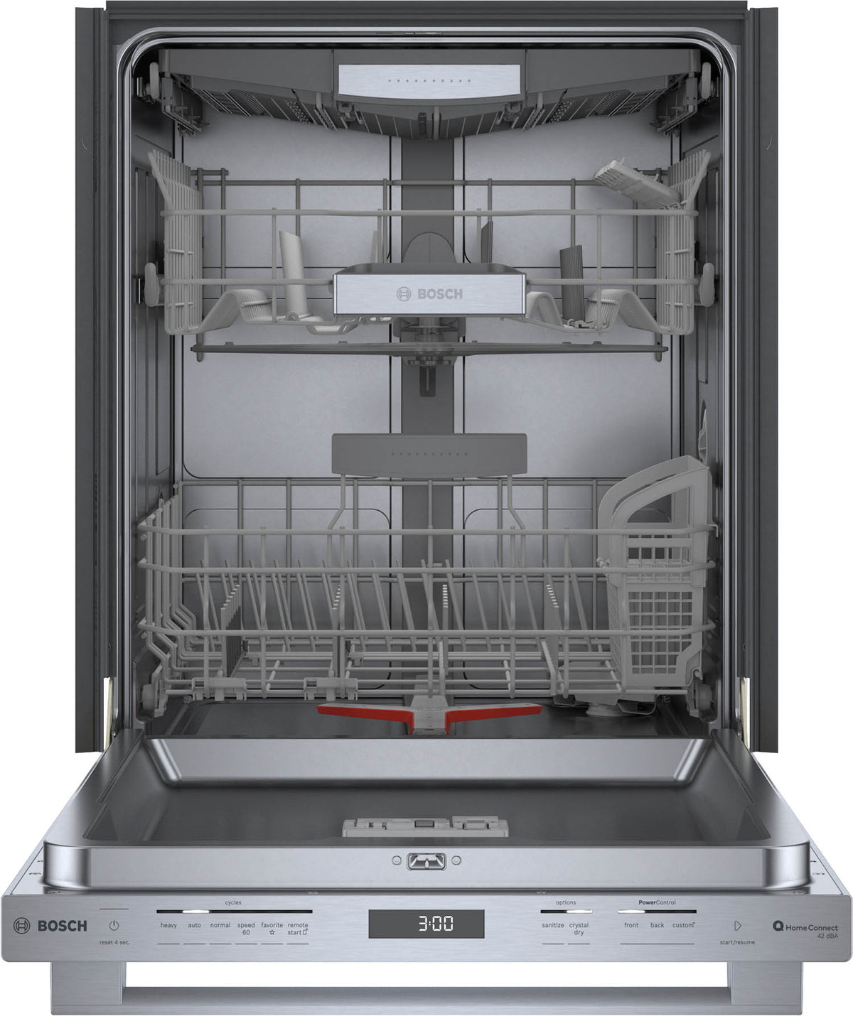 Bosch Stainless Steel 24" Smart Dishwasher with Home Connect, Third