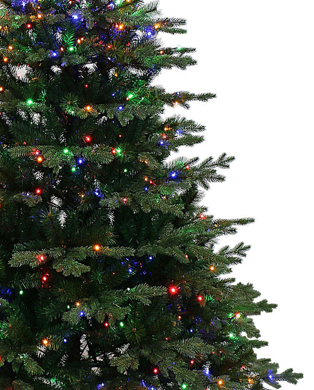Talinn 5ft European Balsam Fir Pre-Lit LED Christmas Tree - Warm White/Multi-coloured