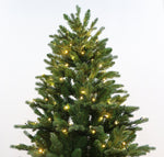 Silvan 7ft Forest Green Pine LED Pre-lit Christmas Tree - Warm White/Multi-coloured