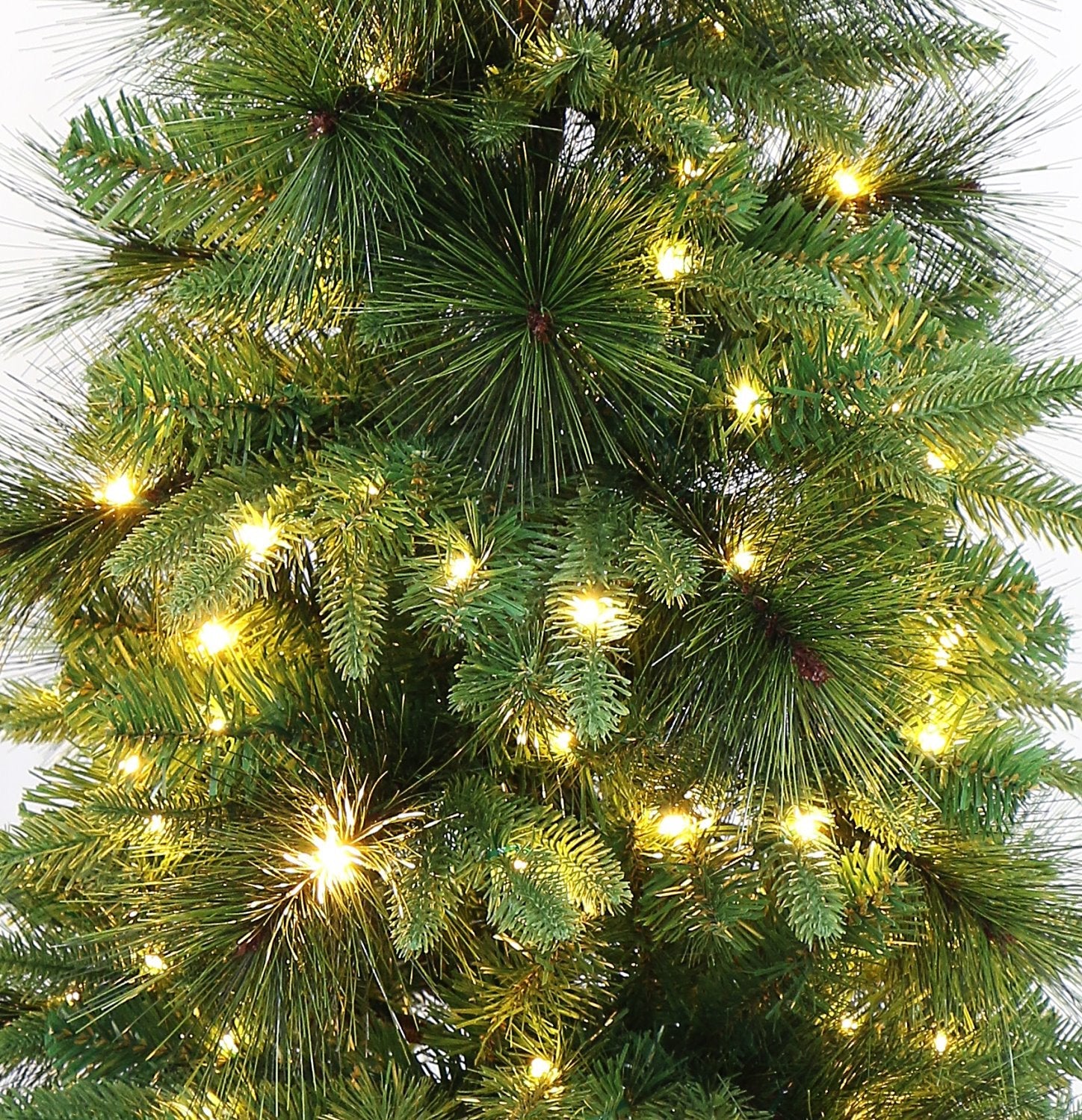 Makalu 4ft National Pine Mix Pre-lit Potted Christmas Tree - Warm White