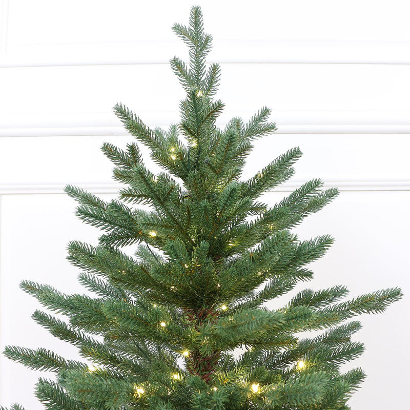 Kiruna 3 Ft Potted Balsam Fir Tabletop Christmas Tree - Warm White
