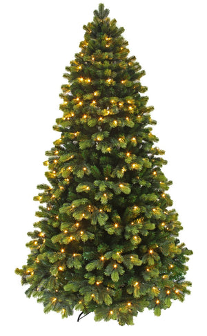Denali 7ft Winter Spruce Pre-Lit LED Christmas Tree - Warm White