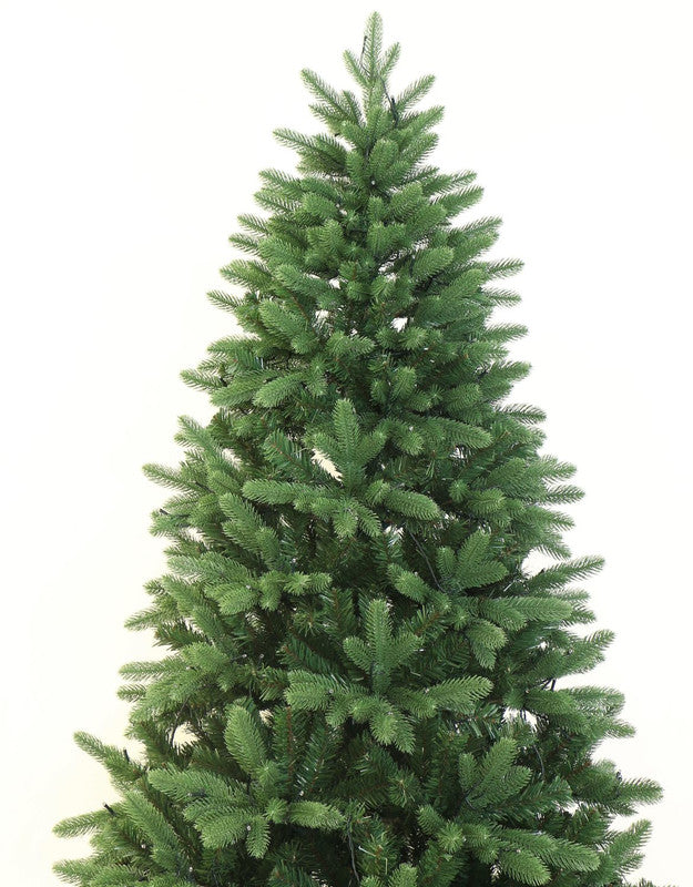 Aveiro 7 Ft Dark Green Mountain Spruce Pre-lit with Multi-Color LED Lights - Warm White/Multi-Colour