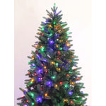 Aveiro 7 Ft Dark Green Mountain Spruce Pre-lit with Multi-Color LED Lights - Warm White/Multi-Colour