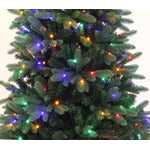 Aveiro 6 Ft Dark Green Mountain Spruce Pre-lit with Multi-Color LED Lights - Warm White/Multi-Colour