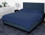 Cotton House 100% Cotton Pima King Sheet Set - 500 Thread Count Navy Blue