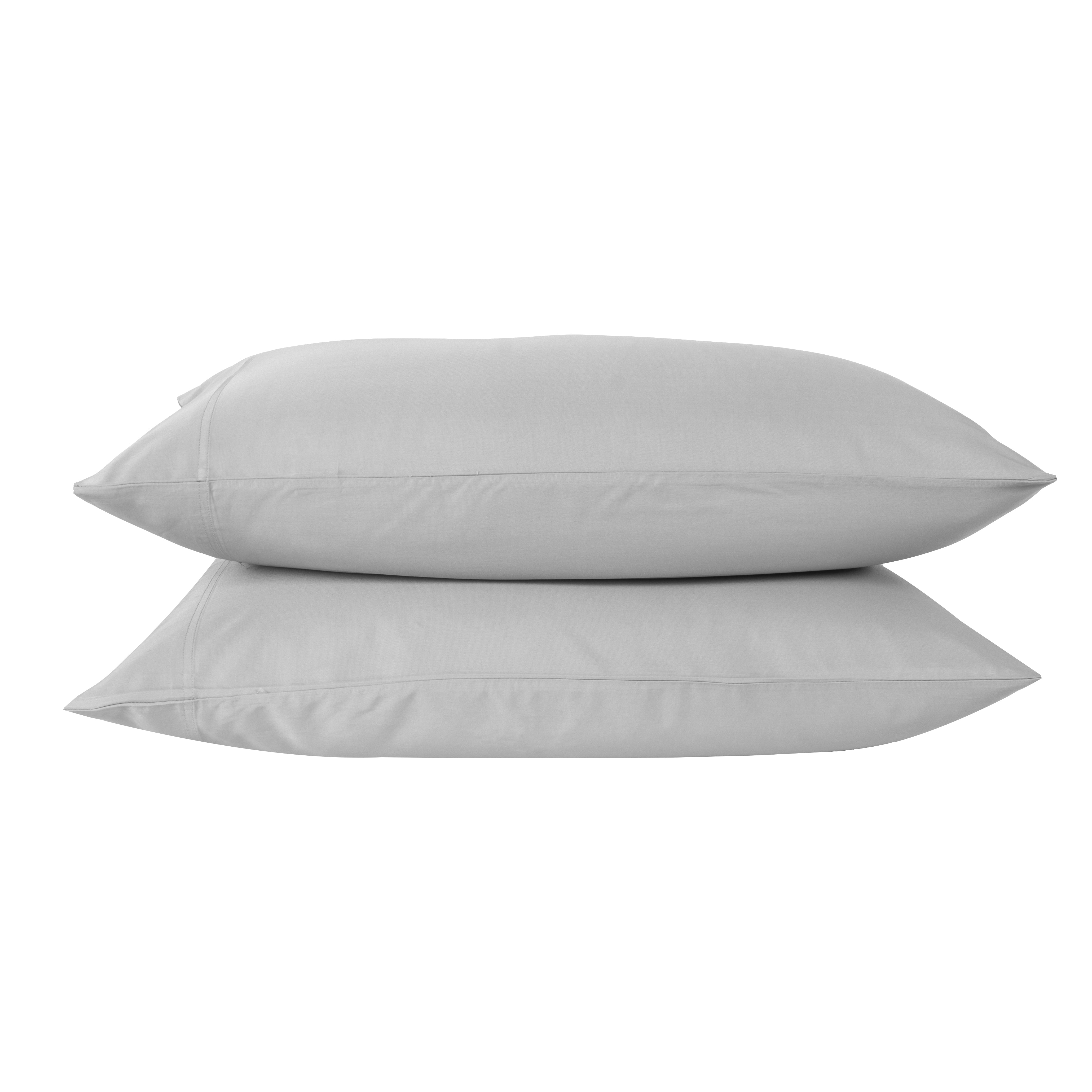 Cotton House 100% Cotton Pima Full Sheet Set - 500 Thread Count Silver