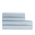 Cotton House Queen Bamboo Sheet Set - Niagara Mist, Blue