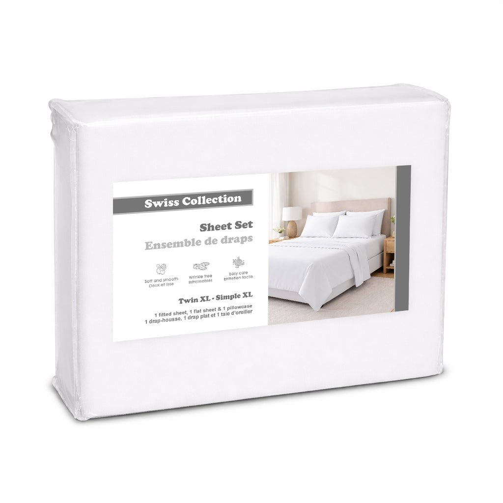 Cotton House Twin XL Sheet Set - White