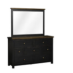 Stormy Ridge Mirror - Slate Black, Chicory