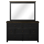 Stormy Ridge Mirror - Slate Black, Chicory