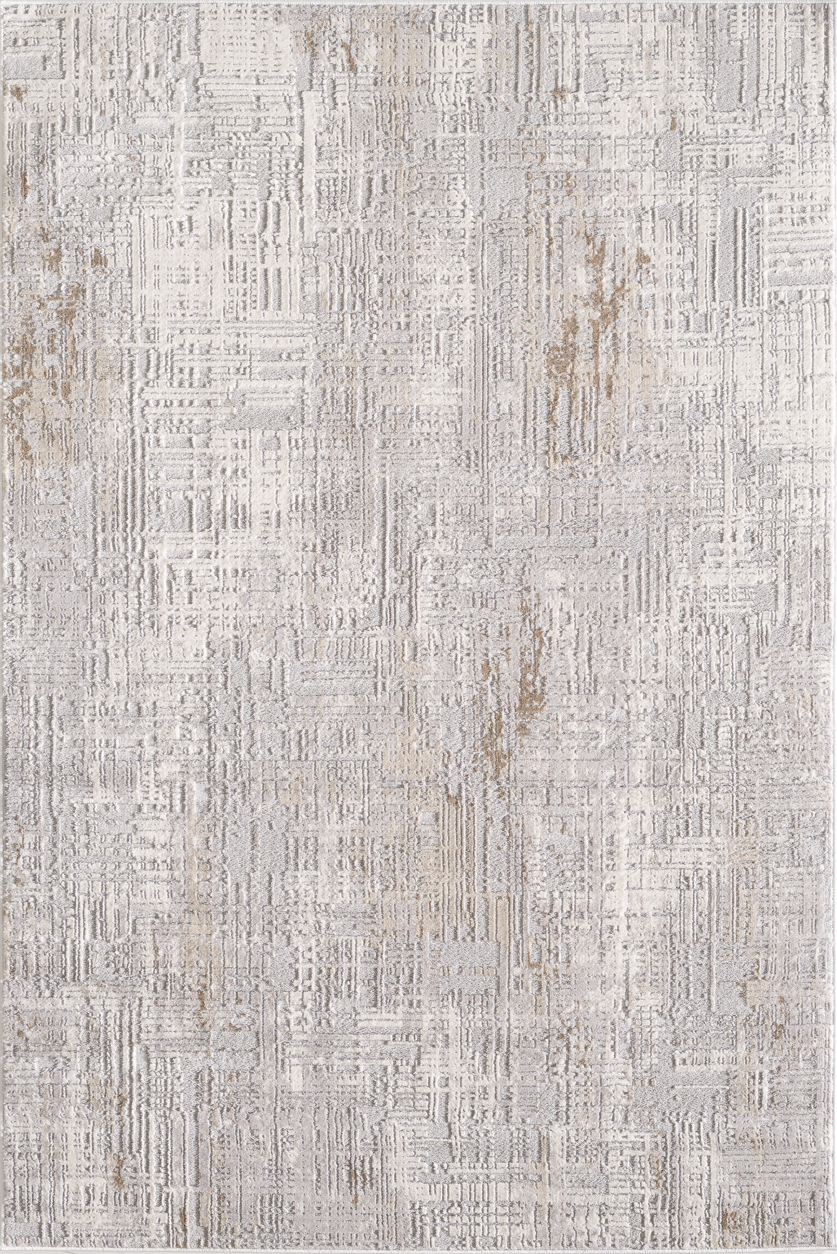 Merinos Symphony 5'3" x 7'5" Area Rug - Grey, Grey