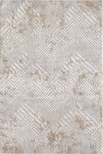 Merinos Symphony 7'8" x 10'8" Area Rug - Light Grey, Beige