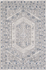 Merinos Symphony 7'8" x 10'8" Area Rug - Grey, Light Grey