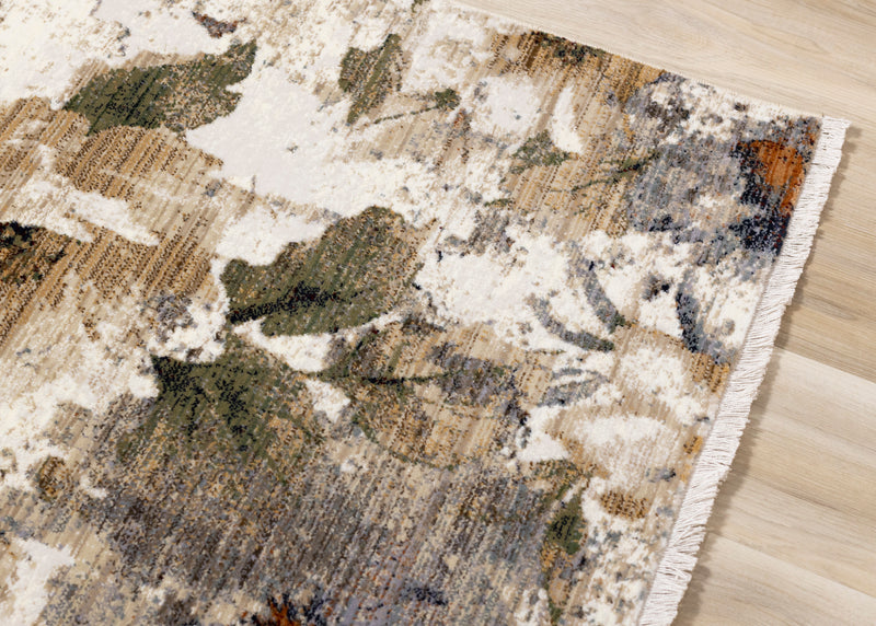 Cream Rustic Rug Texture Rustic Garden 7'10